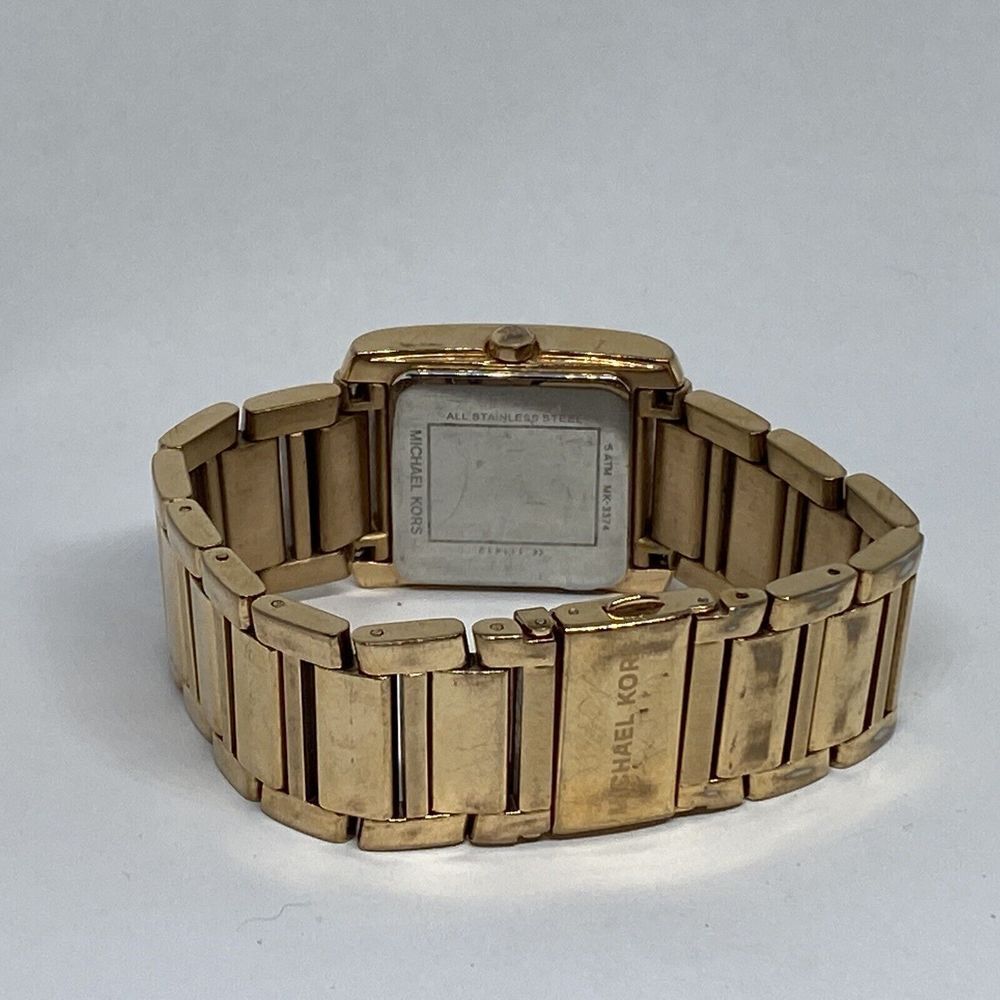 Michael Kors MK3374 Women's Gold Stainless Steel Analog Dial Quartz Watch OP725 - Picture 10 of 12